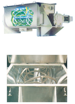 混合機(jī)選用一對(duì)開(kāi)式齒輪傳動(dòng)